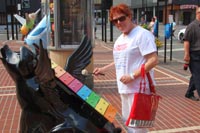 Claire plays the xylo-pig in Cincinnati, World Choir Games 2012