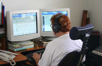 Claire in her studio in Aiea