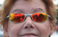 Claire looking cool!
