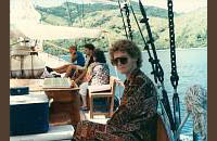 Claire in Fiji
